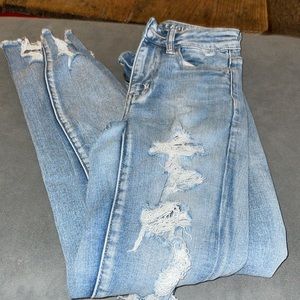 America Eagle ripped jeans